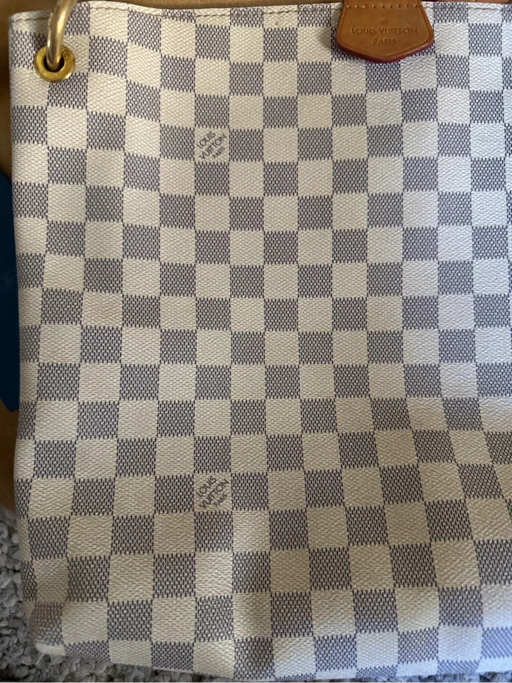 Louis Vuitton Graceful PM Damier Azur Handbag
